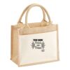 Cotton pocket jute bag Thumbnail