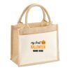 Cotton pocket jute bag Thumbnail