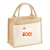 Cotton pocket jute bag Thumbnail