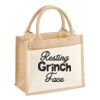 Cotton pocket jute bag Thumbnail