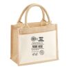 Cotton pocket jute bag Thumbnail