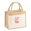 Cotton pocket jute bag Thumbnail