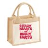 Cotton pocket jute bag Thumbnail