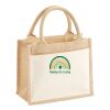 Cotton pocket jute bag Thumbnail