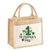 Cotton pocket jute bag Thumbnail